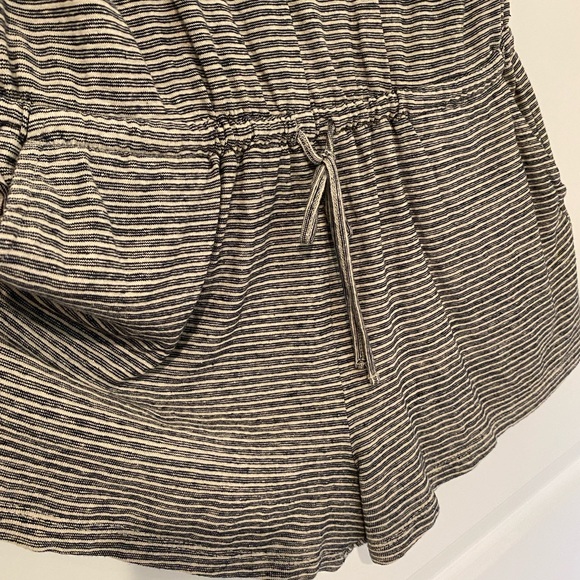 Prana Retrieve Romper Hemp Organic Cotton Stripes Lagenlook - Picture 2 of 6